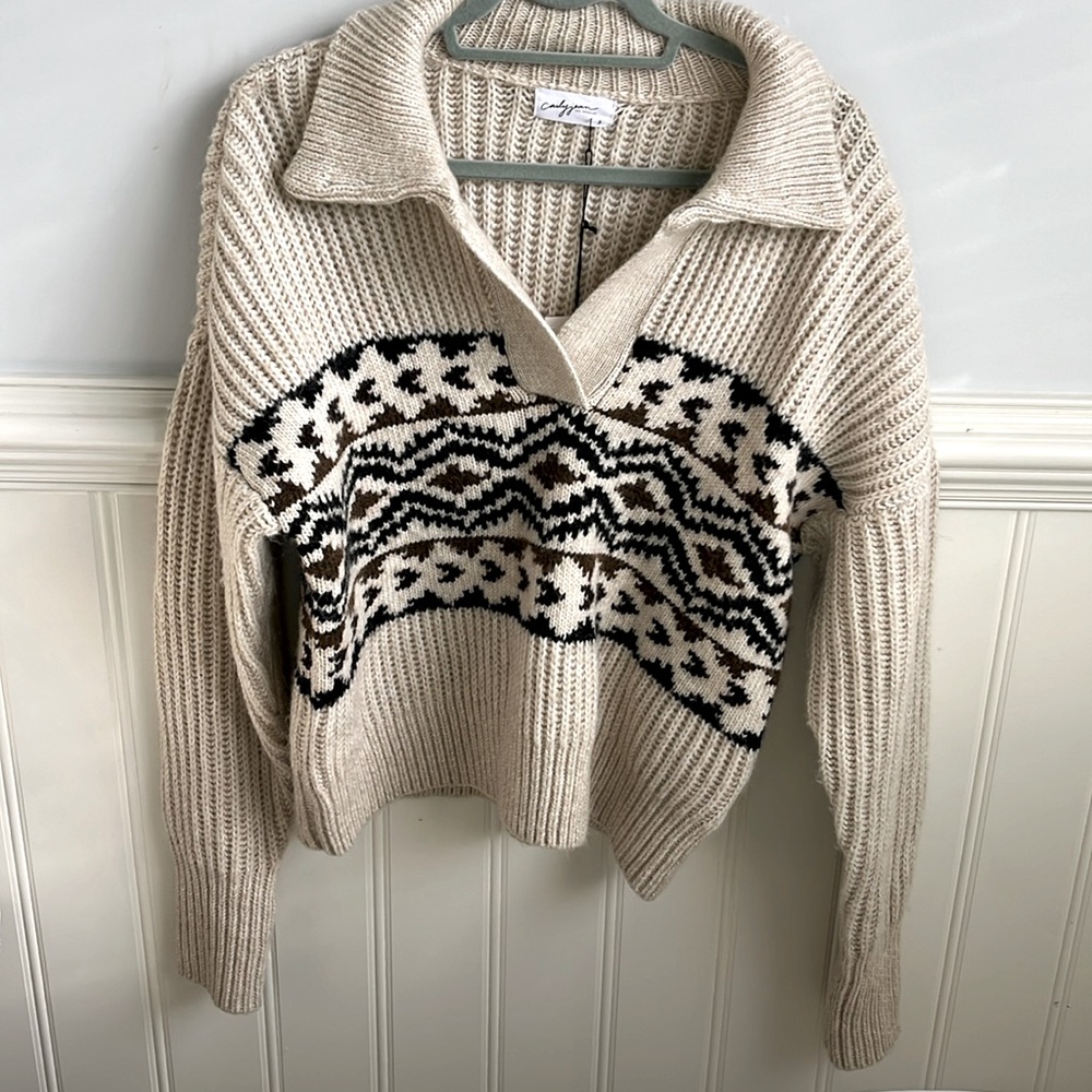 Carly Jean Los Angeles Montana Pullover Sweater S